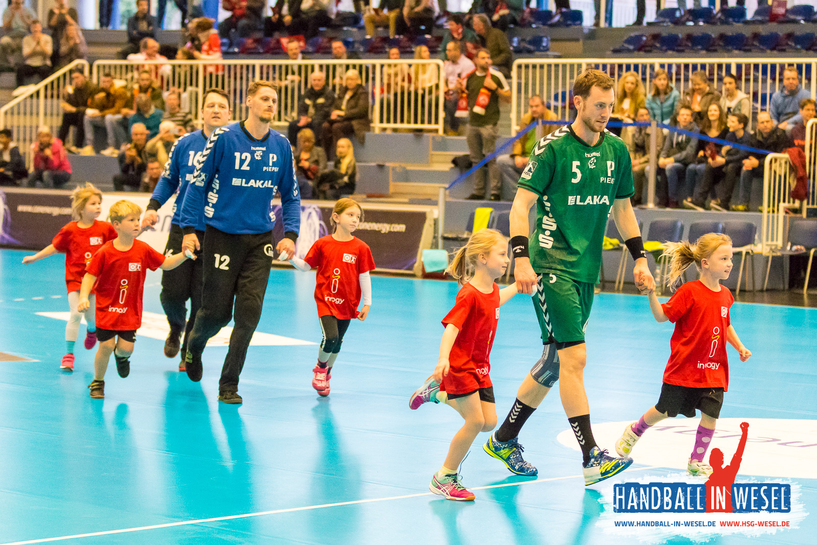 HSG Wesel E-Jugend / Einlaufkids TUSEM Essen 2017